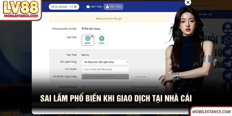Sai lầm phổ biến khi giao dịch tại nhà cái LV88